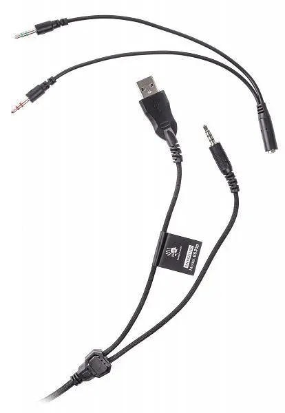 Игровые наушники A4Tech Bloody G535P Black / Silver со стереозвуком - фото 6