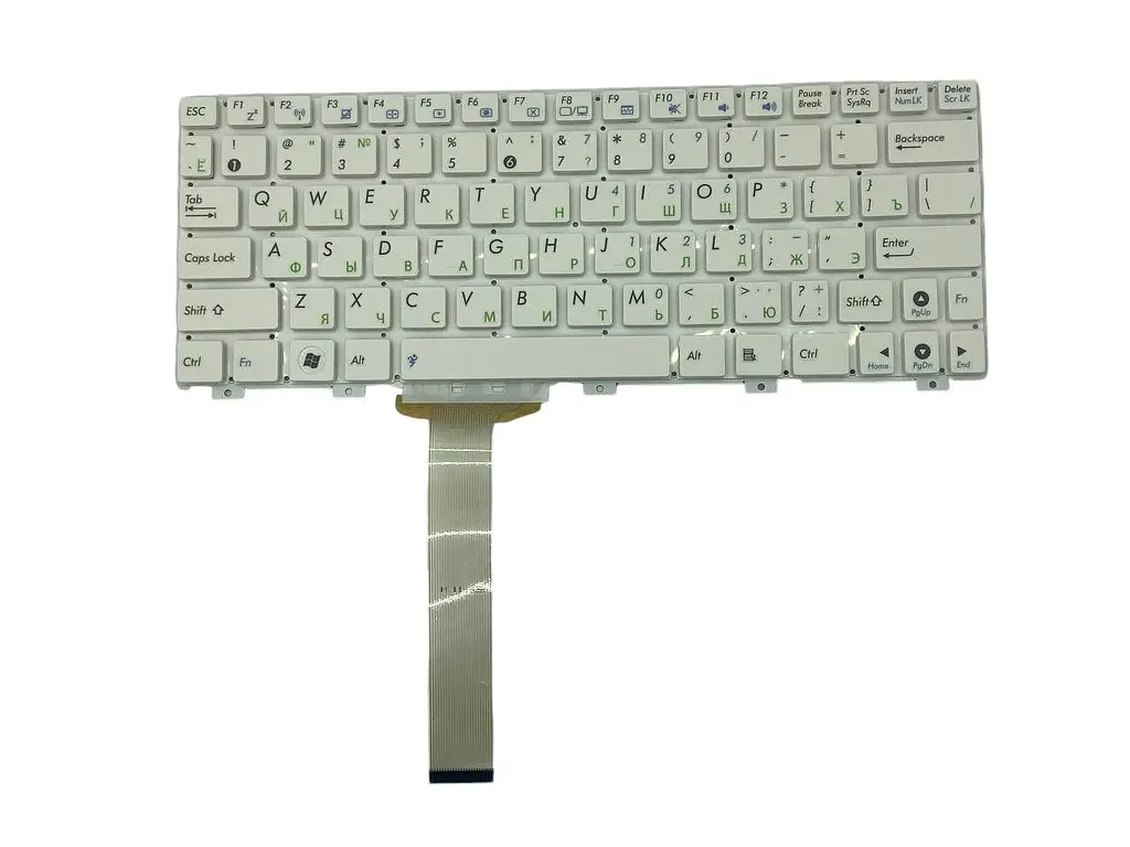 Клавіатура для ноутбука Asus EEE PC 1011, 1015, 1016, 1018, 1025, X101 White, (No Frame) - фото 2