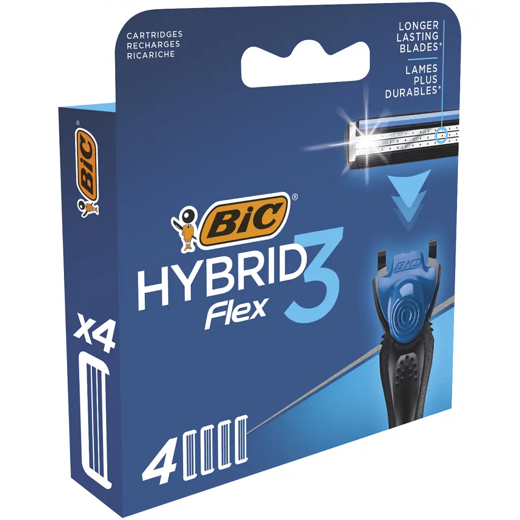 Змінні касети Bic Flex 3 Hybrid 4 шт. (3086123480926) - фото 2