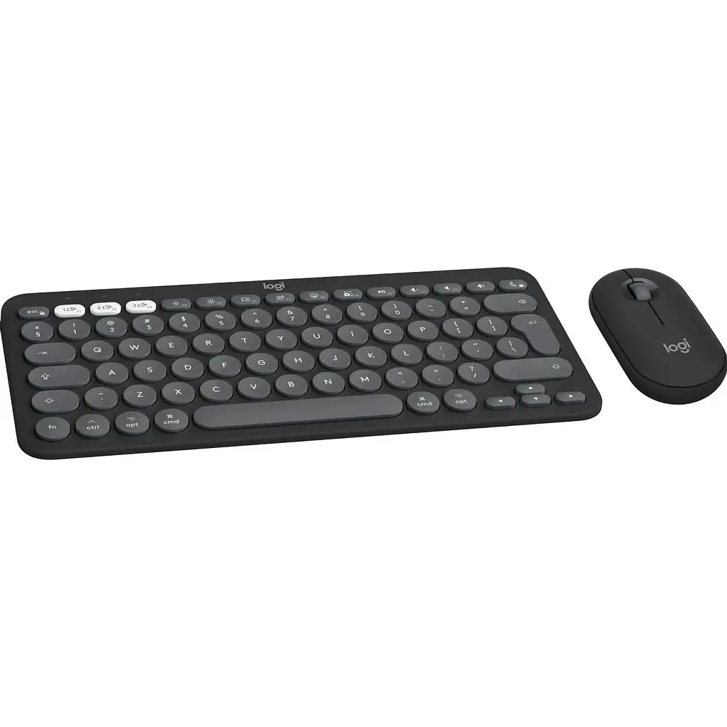Комплект клавіатура + миша Logitech Pebble 2 Combo for Mac UA Graphite [920-012244] [99002] - фото 2