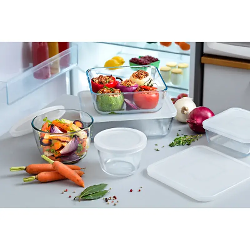 Форма для випікання Pyrex CookFreez з кришкою кругла 16 х 11см 1.6 л (155P001/7644) - фото 5
