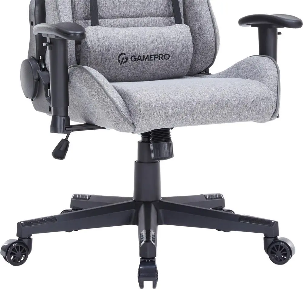 Крісло для геймерів GamePro Gray (GC575FG) - фото 5
