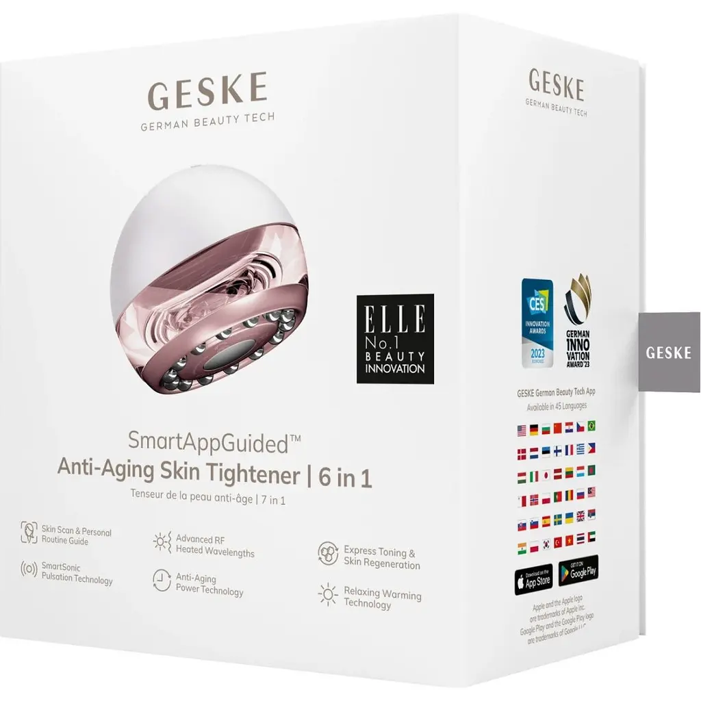 Масажер для обличчя GESKE Anti-aging Skin Tightener 6в1 Starlight (HB0425) [176860] - фото 11