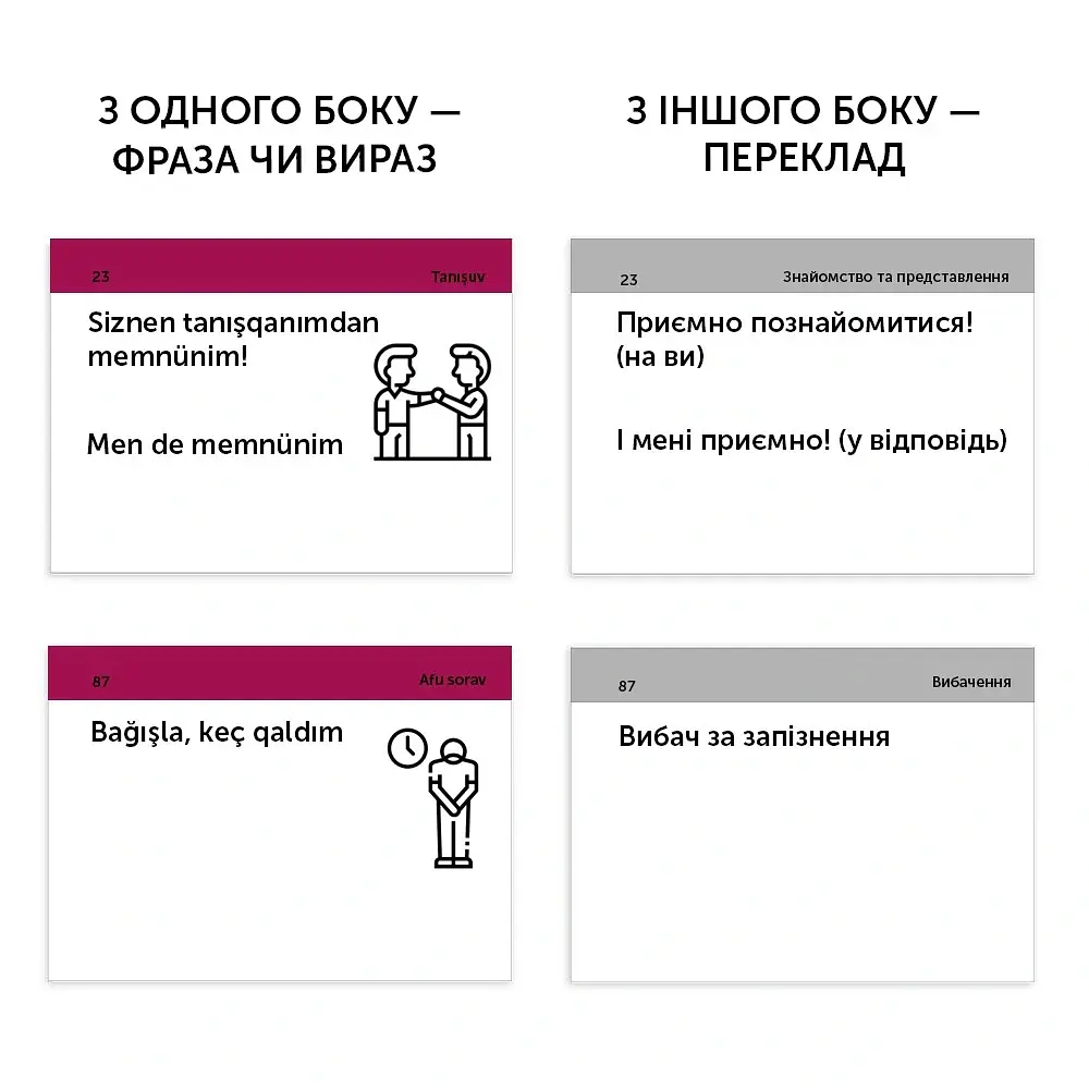 Картки для вивчення кримськотатарської мови - English Student - фото 4