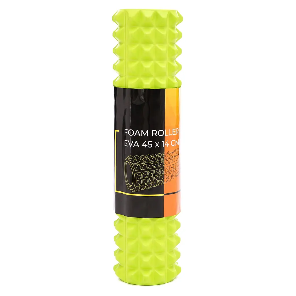 Масажний ролик Cornix EVA 45 x 14 см (валик, ролер) XR-0337 Green - фото 5