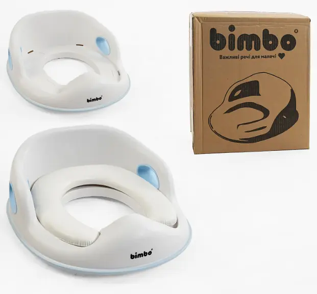 Накладка на унітаз дитяча BM-03560 "Bimbo", 31х34х11 см, знімне м’яке сидіння, в коробці - фото 2