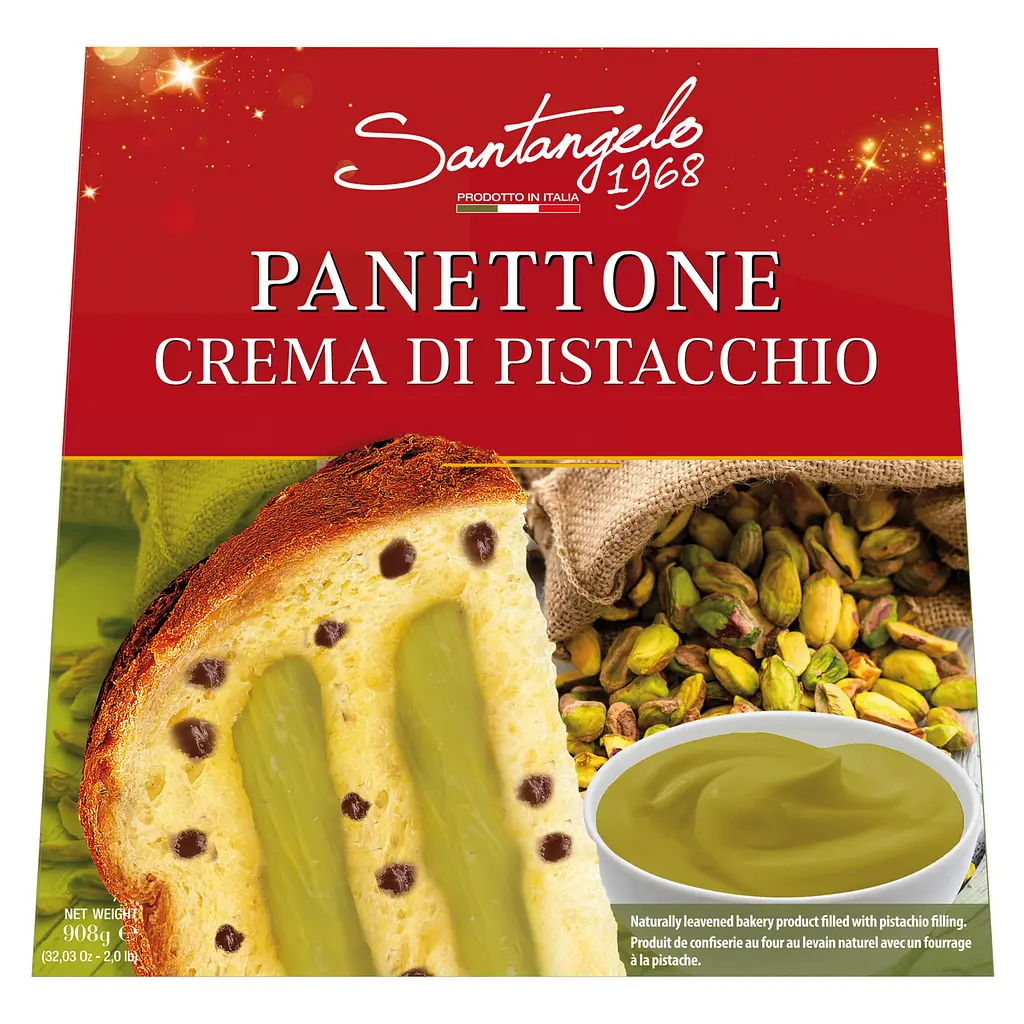 Панеттоне Santangelo Panettone Crema Di Pistacchio 908г.