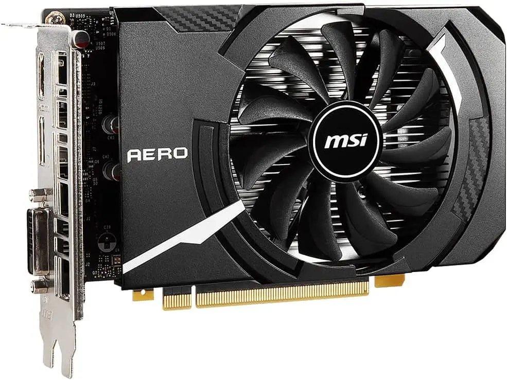 Відеокарта MSI GTX 1650 4Gb D6 AERO ITX (GTX 1650 D6 AERO ITX V1) (GDDR6, 128 bit, PCI-E 3.0 x16) Б/в - фото 2