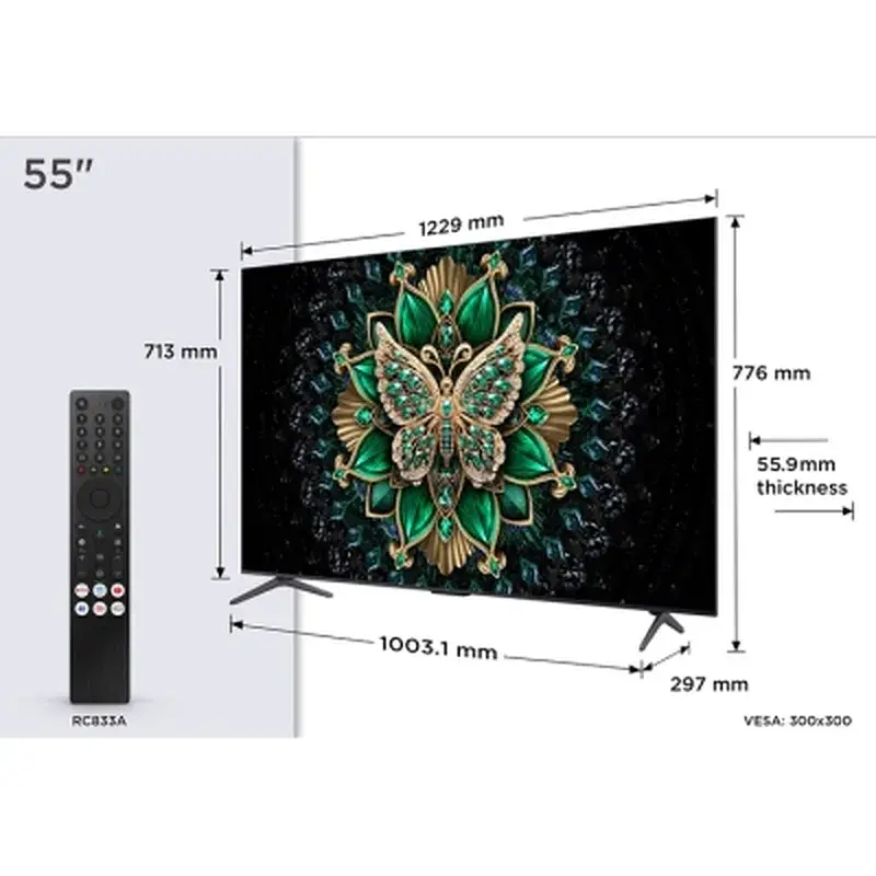 Телевізор TCL 55C6K - фото 6