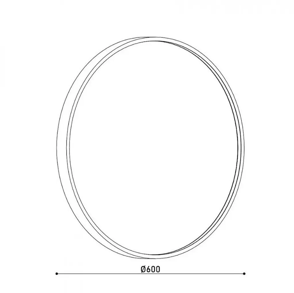Бра KLOODI DECO WA-MOON 600 CCT BK - фото 4