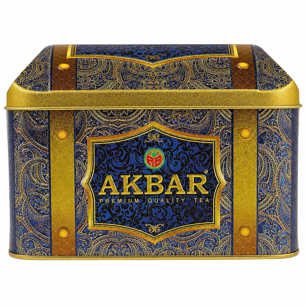 Чай Akbar Orient Mystery суміш чорного та зеленого чаю з додаванням пелюсток волошки, жасмину, троянди та трояндової олії крупнолистовий 250 г