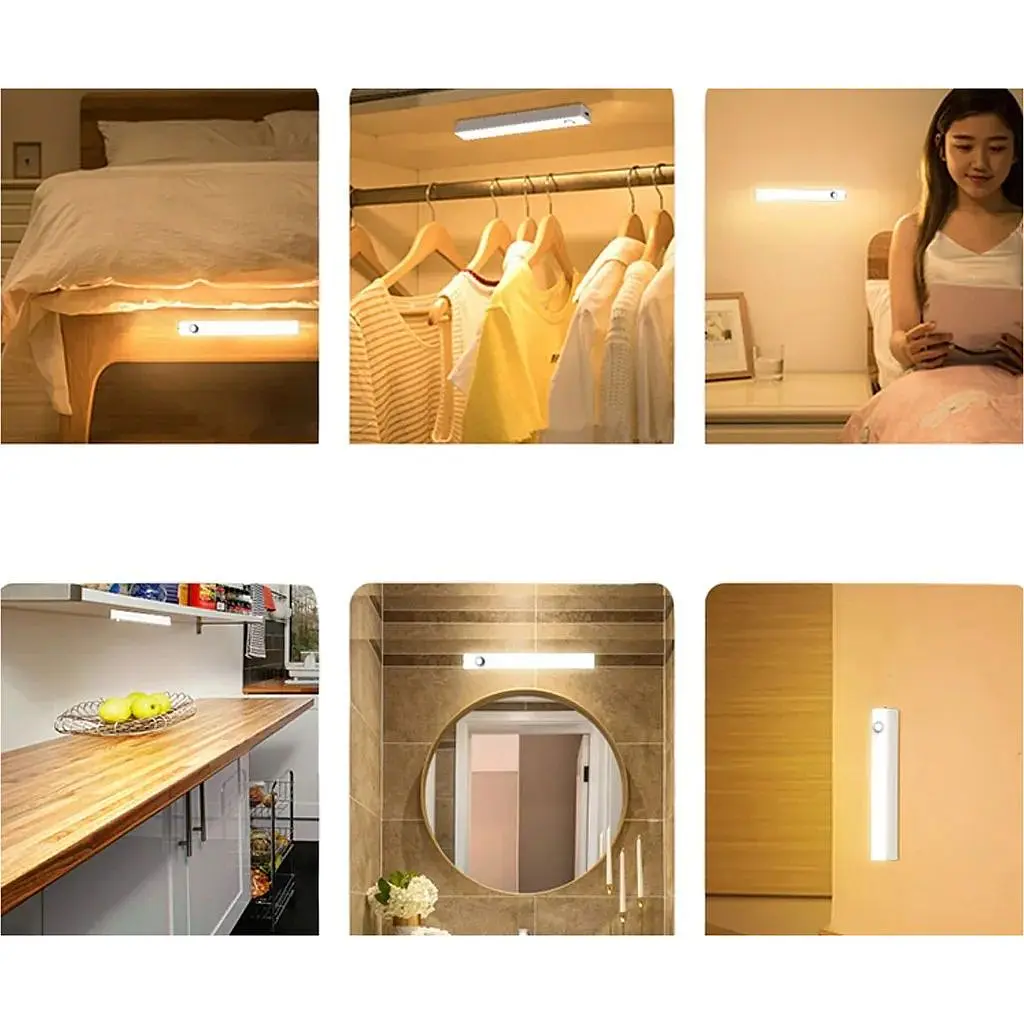 Нічник із датчиком Yeelight Xiaomi Human Body Sensor Dry Battery Model Cabinet Light White [YGYA2321001WTCN] [89626] - фото 8