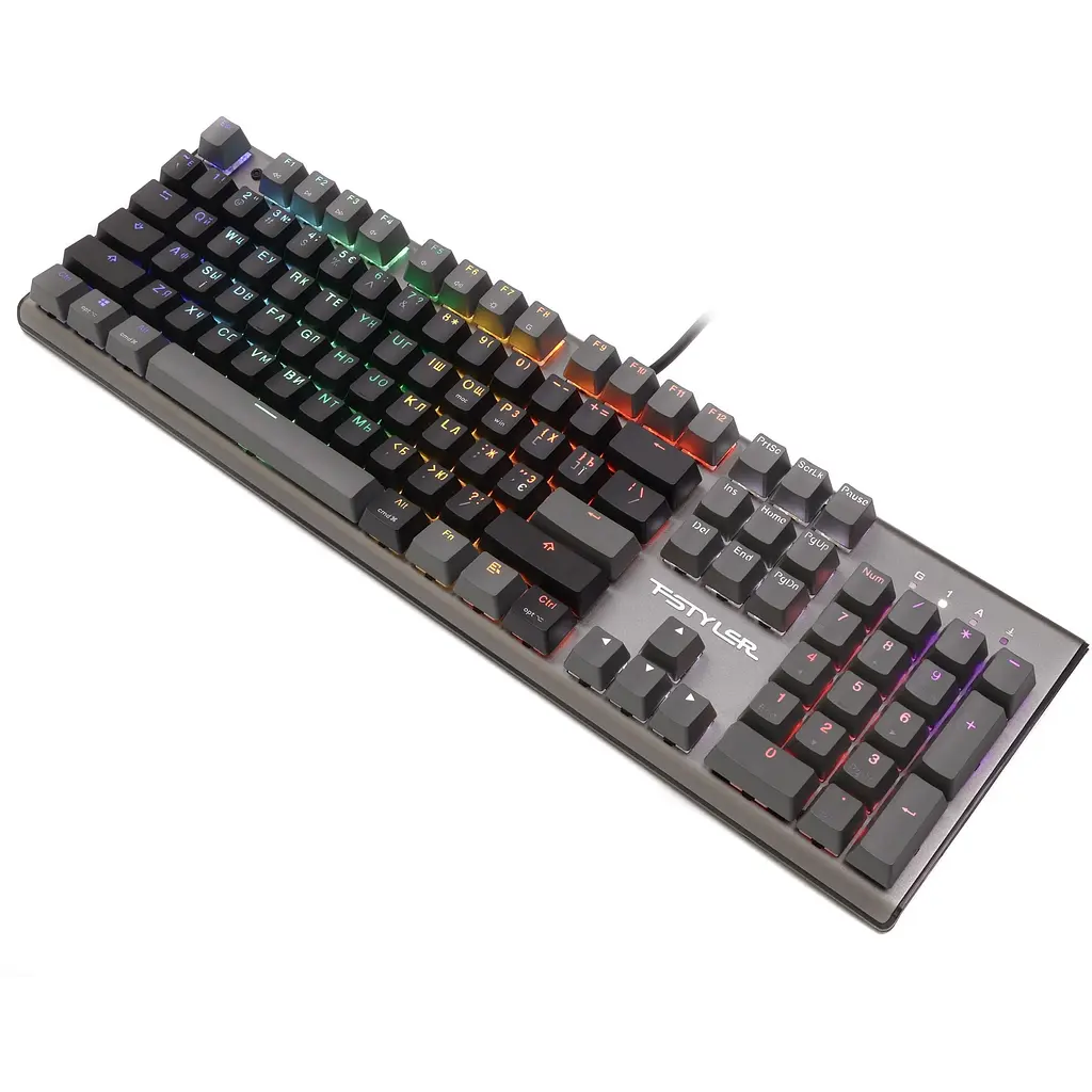 Клавіатура A4tech FS100 Fstyler Stone Black (FS100 Stone Black) - фото 3