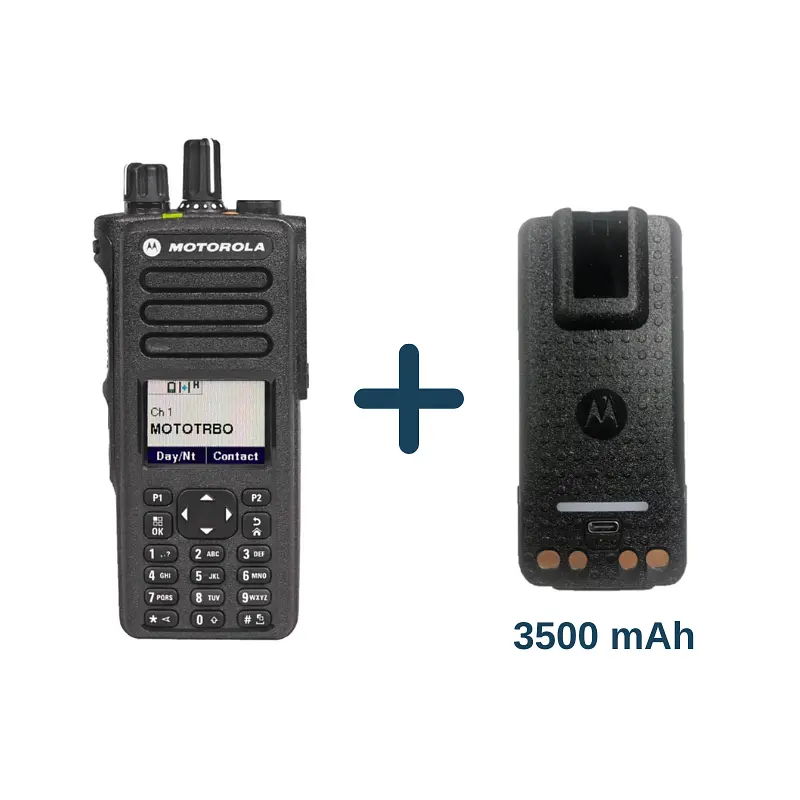 Рація Motorola DP4800E VHF AES 256 + акумулятор 3500 mAh з type-c - фото 2