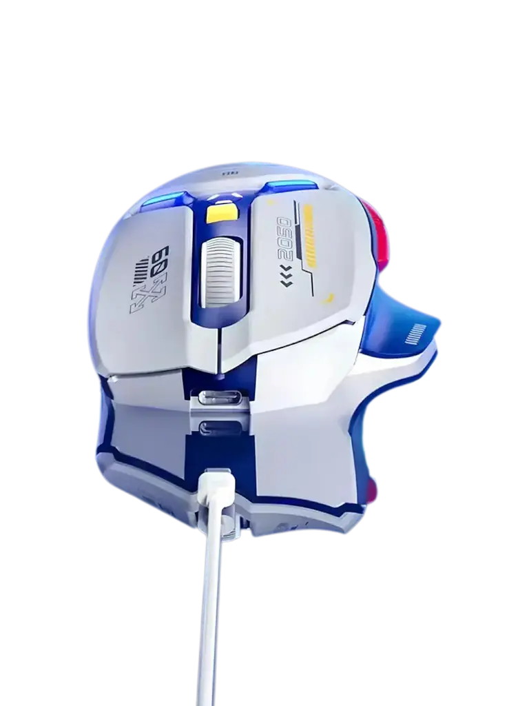 Миша INPHIC IN9 White-Blue - фото 2