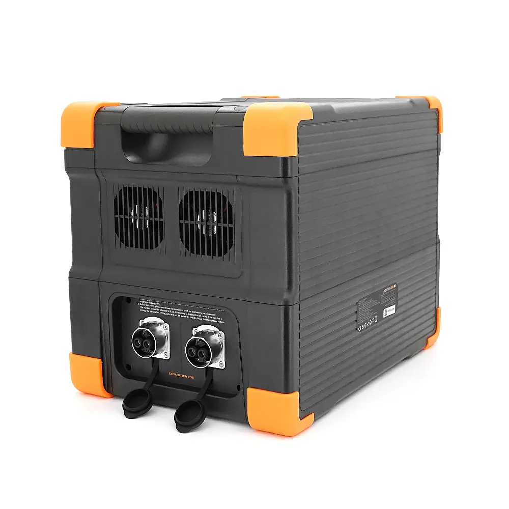 Power station Pecron E3600LFP APP Control, 3072/3600Wh LiFePO4, MPPT 800W max, DC12V-5A, XT60-12V-30A, 3хAC 220, 4xUSB-18W, 2хUSB-C(100W), 2x wireless 15W, Fast charge 90min, 445×307×350mm, 36kg - фото 3