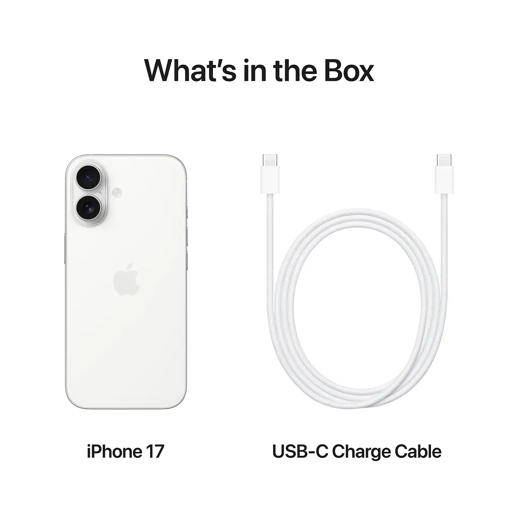 Смартфон Apple iPhone 17 256GB White (MG6K4) - фото 4