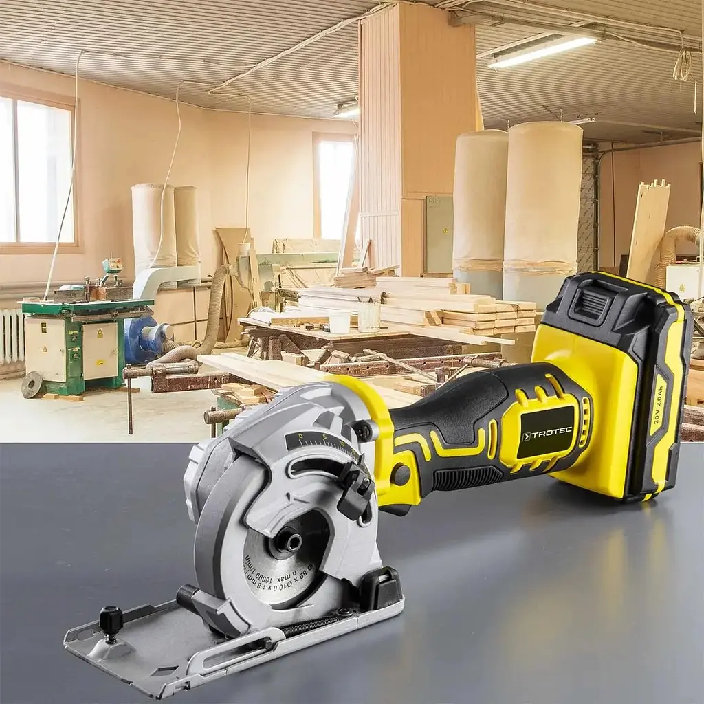 Циркулярна пилка Trotec PCSS 05-20V + кейс акумуляторна міні - фото 10