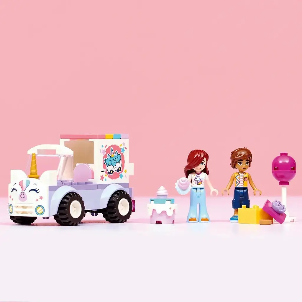 Конструктор LEGO Friends Автомобиль для доставки тортов с единорогами 67 деталей (42675) - фото 8