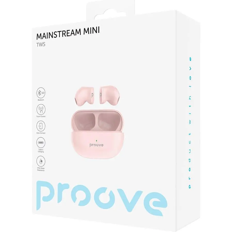Навушники Proove TWS Mainstream Mini TWS peach (TWMM00010014) - фото 4