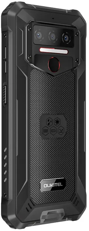 Смартфон Oulitel WP23 65" HD+ /4GB/64GB/MTK 6765/10600mAh/13+5Мп/IP69K/ NFC/Black - фото 7