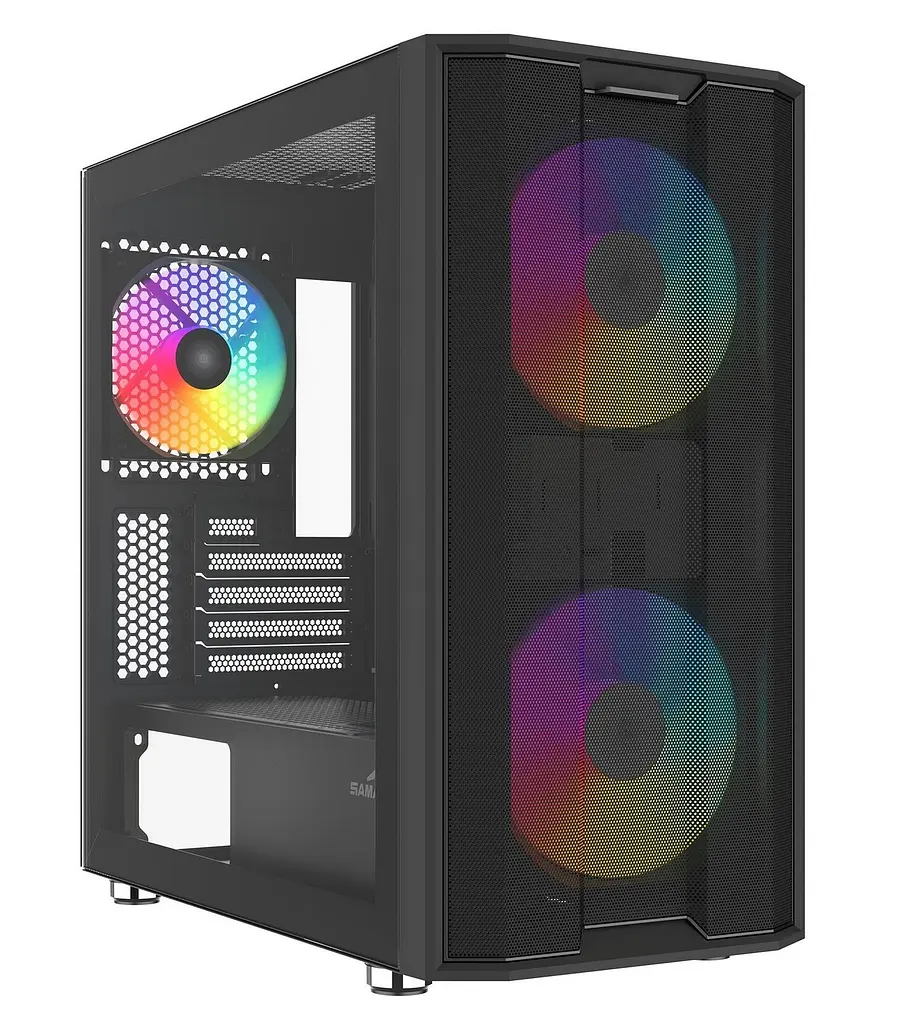 Корпус SAMA S30 без БЖ (S30-BKMPA3X1-GL) Black