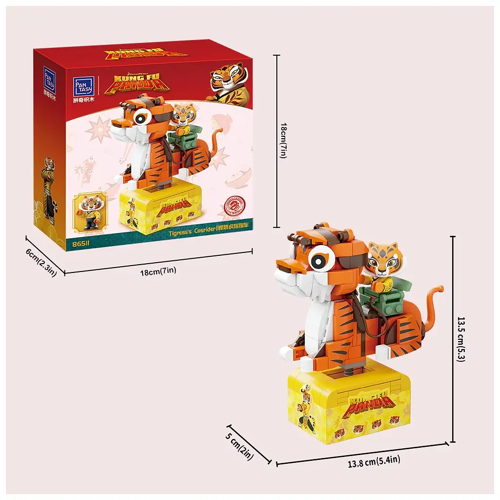 Конструктор Pantasy Kung Fu Panda Косридер Тигриці (86511) - фото 3