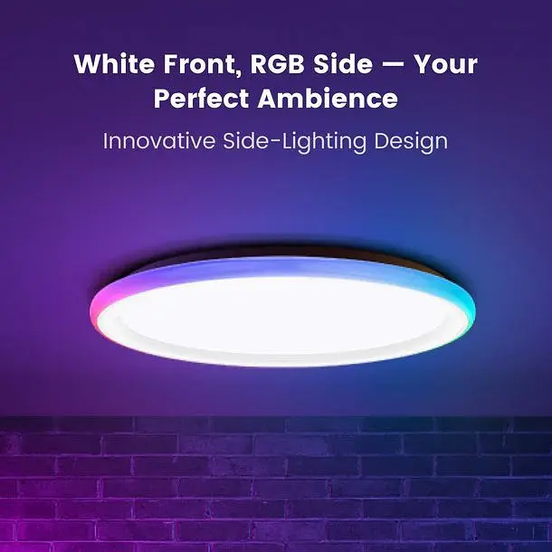 Стельовий світильник Yeelight Mars 400 Ceiling Light Smart-RGB White (YLXDD-0267) [164439] - фото 2