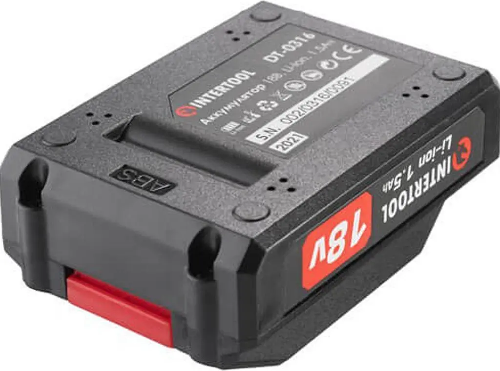 Акумулятор до електроінструмента Intertool 18V 1.5Ah (DT-0316) [89159] - фото 4