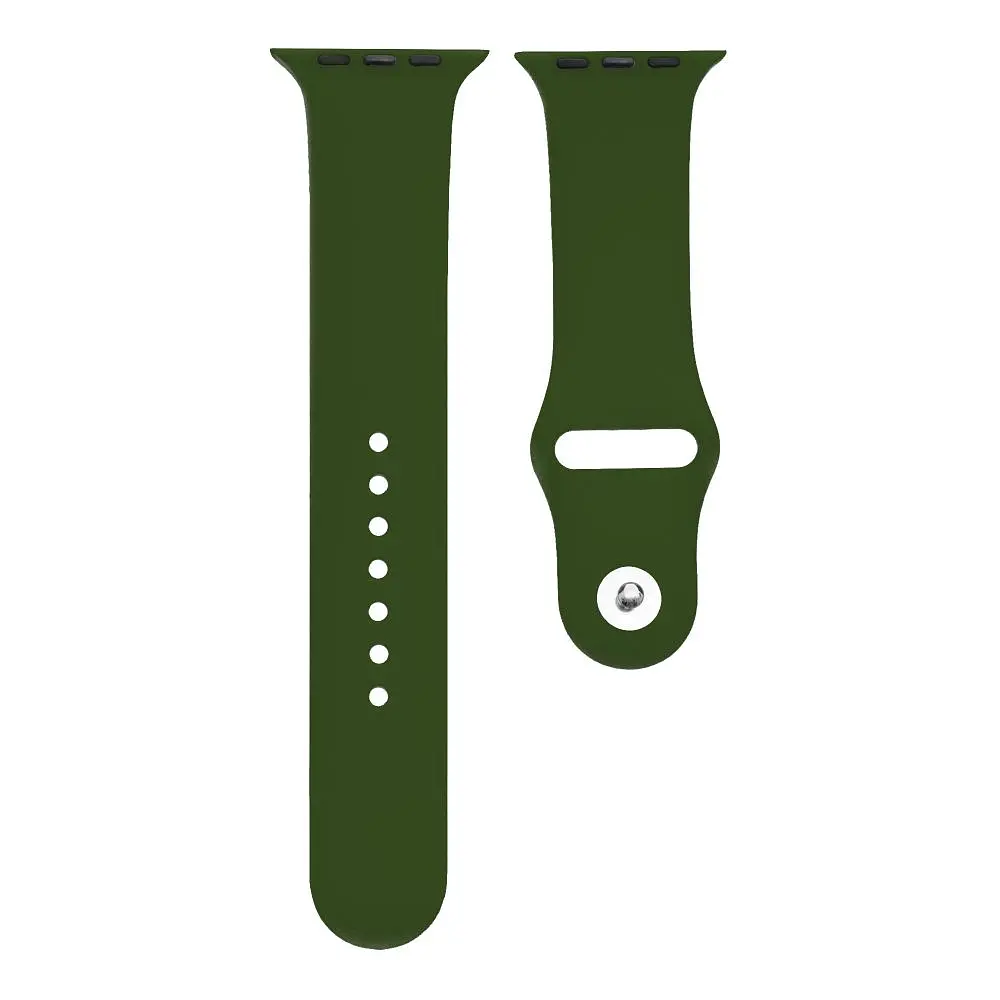Ремінець ANCHOR Apple Watch Band Silicone One-Piece Size-S Watch 41/Watch 40/Watch 38mm Cypress Green (11342_3461963)