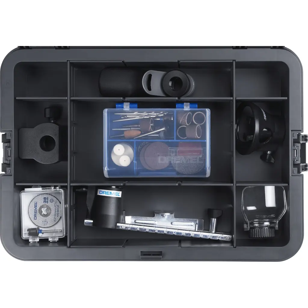 Гравер Dremel 8240 5/65 Platinum+ 12V, 2х2Ah, 5000-35000об/хв, 65 насадок ЗП, кейс 0.66кг (F.013.824.0JP) - фото 7