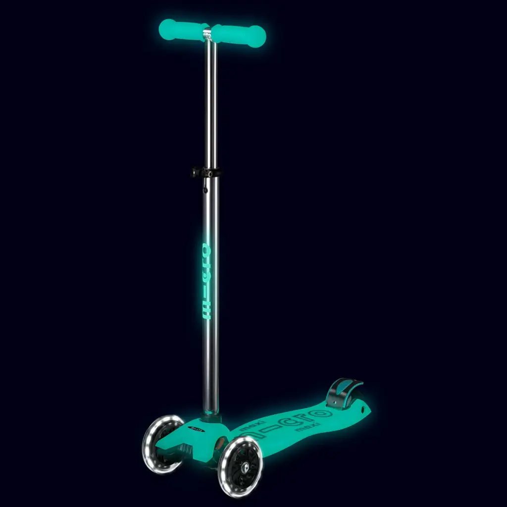 Самокат Micro Maxi Deluxe Glow LED Желейний зелений (MMD365) - фото 7