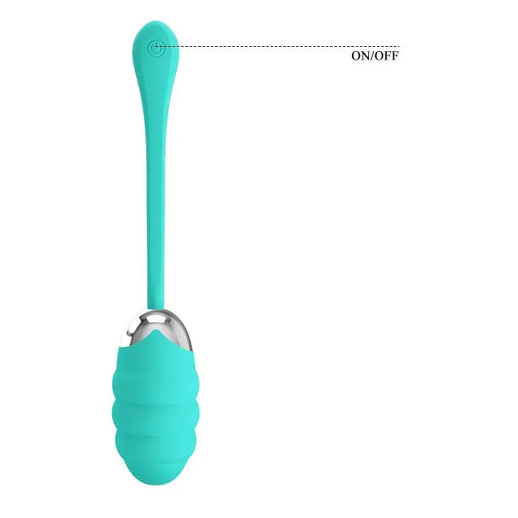 Виброяйцо Pretty Love Franklin Vibrating Egg 19,1 см (мятный) - фото 12