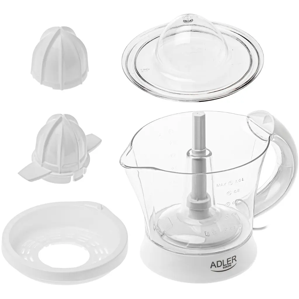 Соковитискач Adler AD 4014 white для цитрусових/ 60Вт/ 1л/ білий (AD4014) - фото 4