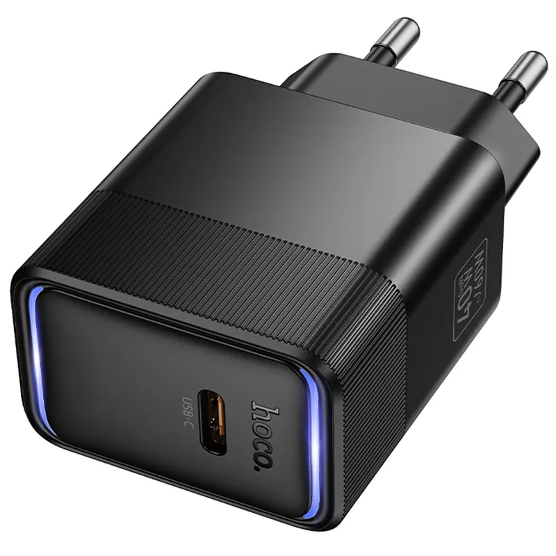 Мережевний зарядний пристрій Hoco CS113A Lounge PD40W 1USB-C Black - фото 5