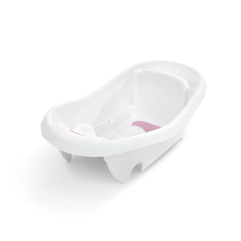 Дитяча ванночка 3 в 1 Ingenuity Comfy Clean біла (17138) - фото 3