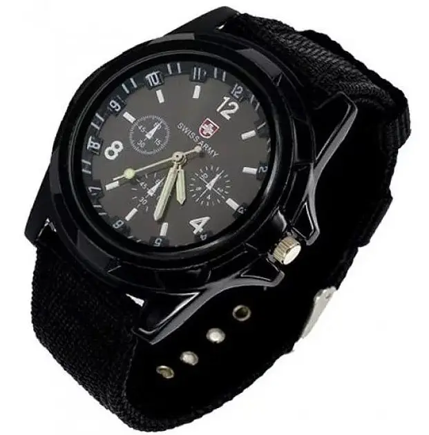 Годинник для чоловіків Swiss Army Watch Black (2104618398) - фото 4