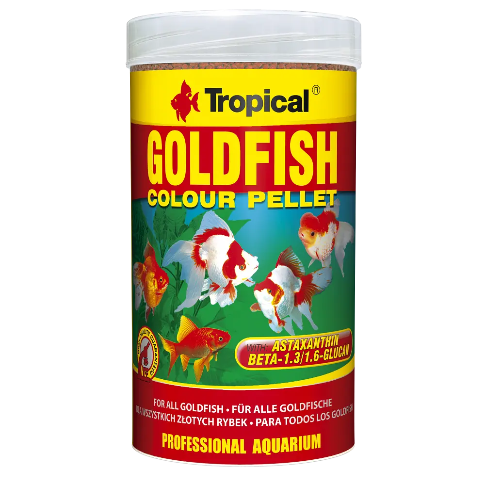 Сухой корм для аквариумных рыб Tropical в гранулах Goldfish Color Pellet 250 мл для золотых рыбок - фото 2