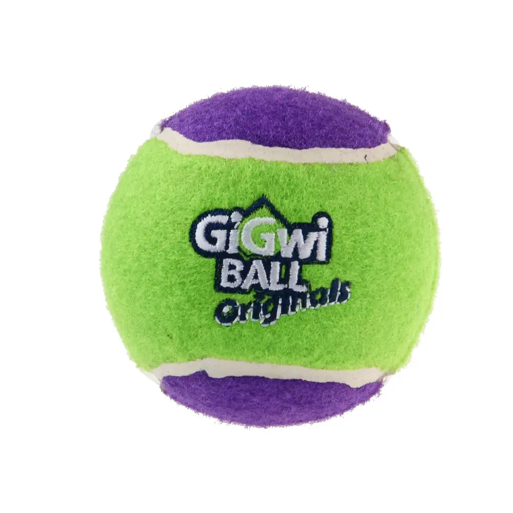 Іграшка для Собак Gigwi Ball Originals М'яч з пищалкою 3 шт 6 см - фото 3