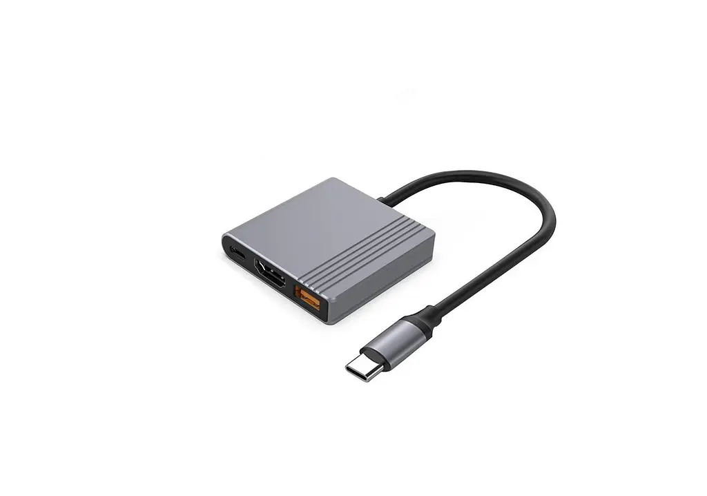 Док-станція Cablexpert USB-C 3-в-1 (A-CM-COMBO3-05) - фото 2
