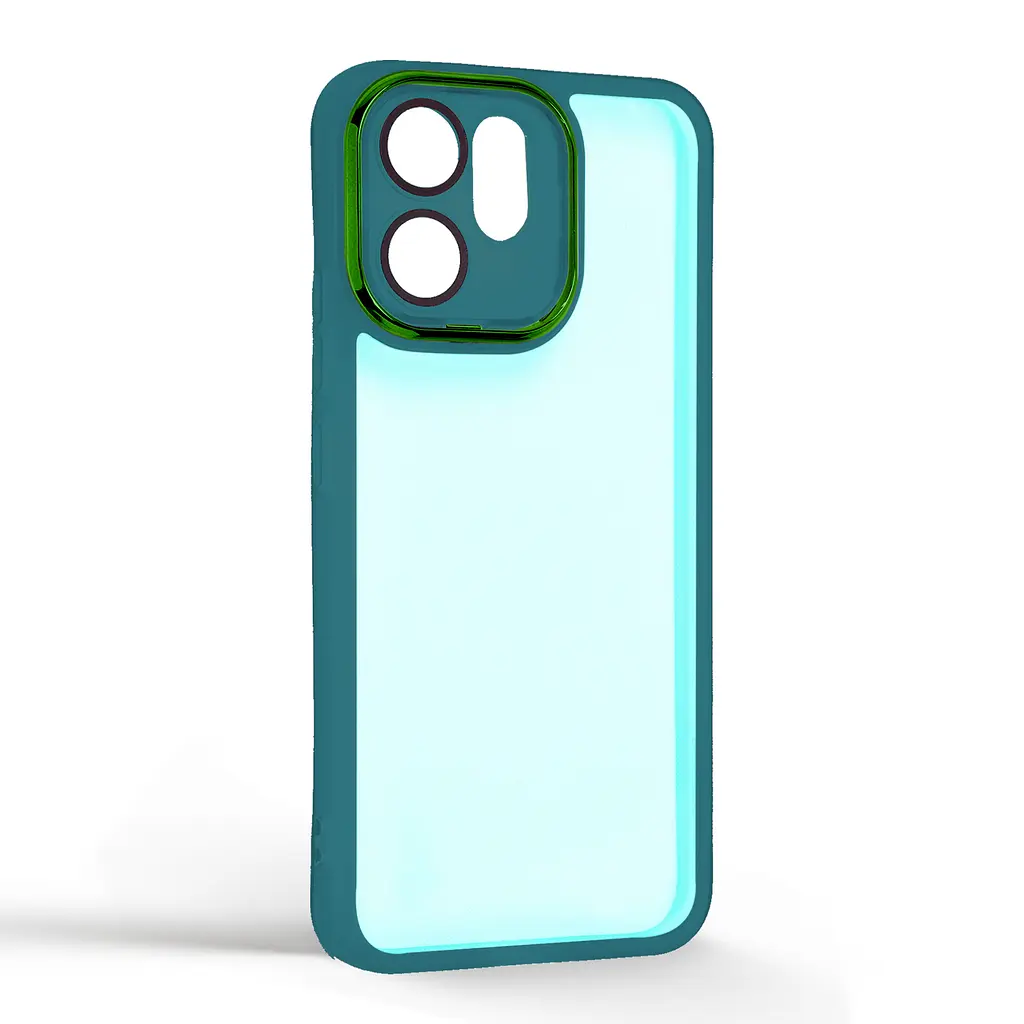 Защитный чехол для OPPO Reno14 F 5G/Reno14 FS 5G, Shade, зеленый, TPU+PC, матовый, защита всего корпуса, панель-накладка, противоударный, с большими бортами, амортизирует удары при падениях, ArmorStandart (ARM87428) - фото 2