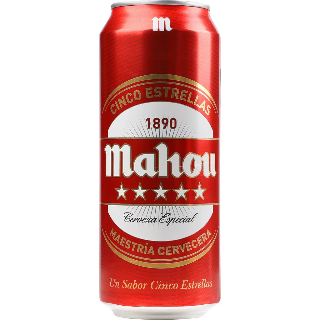 Пиво Mahou 5 Estrellas Especial світле 5.5% 0.5 л з/б - фото 1
