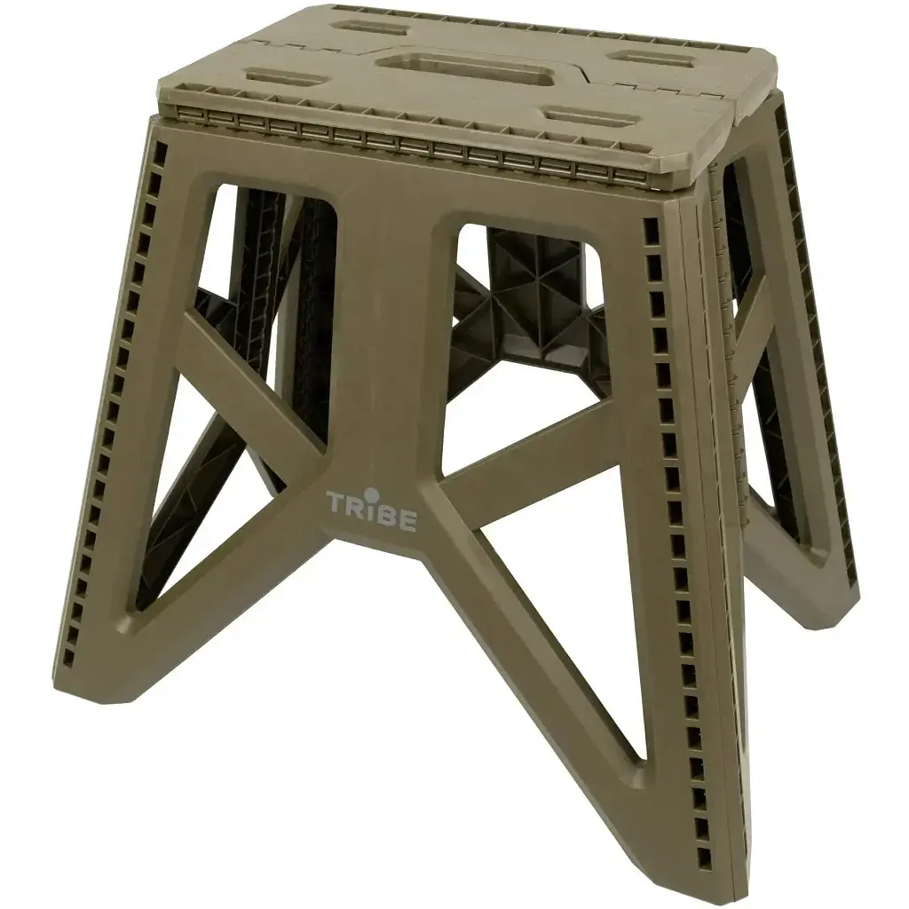 Стілець складаний Tribe Camp Chair High пластиковий Olive (T-EF-0002-olive)