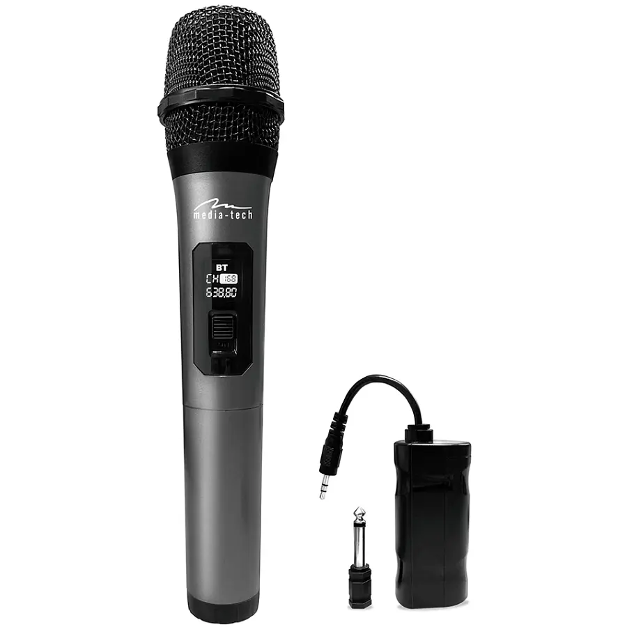 Мiкрофон Media-Tech MIC HERO Wireless for KARAOKE systems + USB-C receiver - фото 4