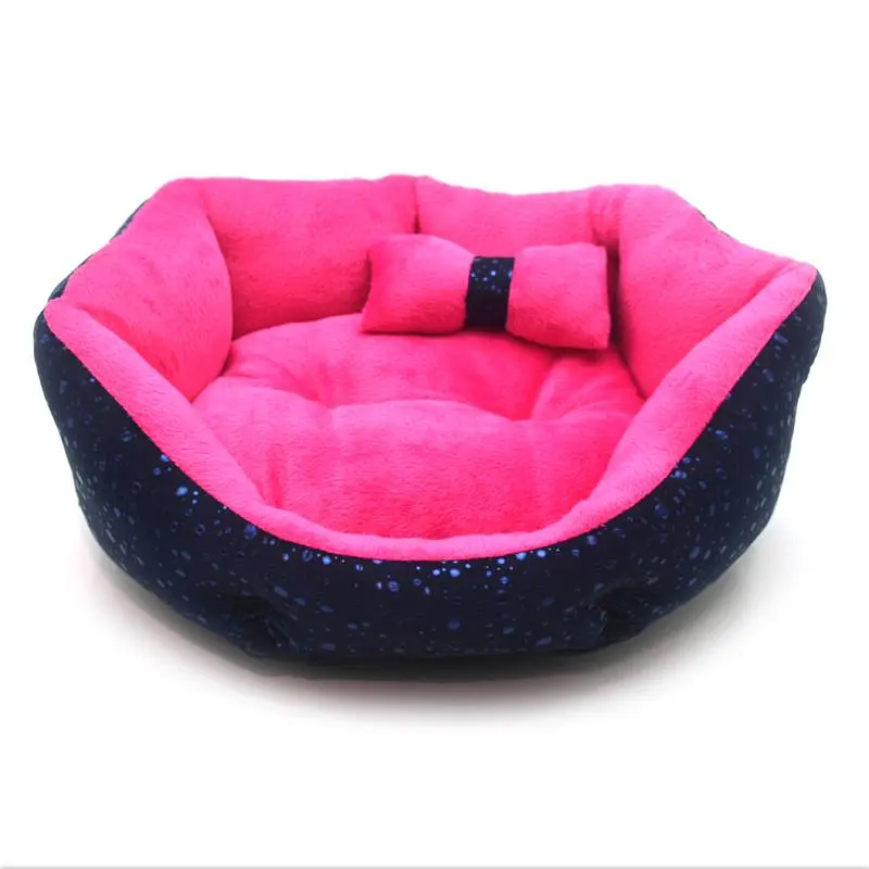 Лежанка для собак та котів Zoo-hunt Марсель синій №3 60х90х22 см - фото 3