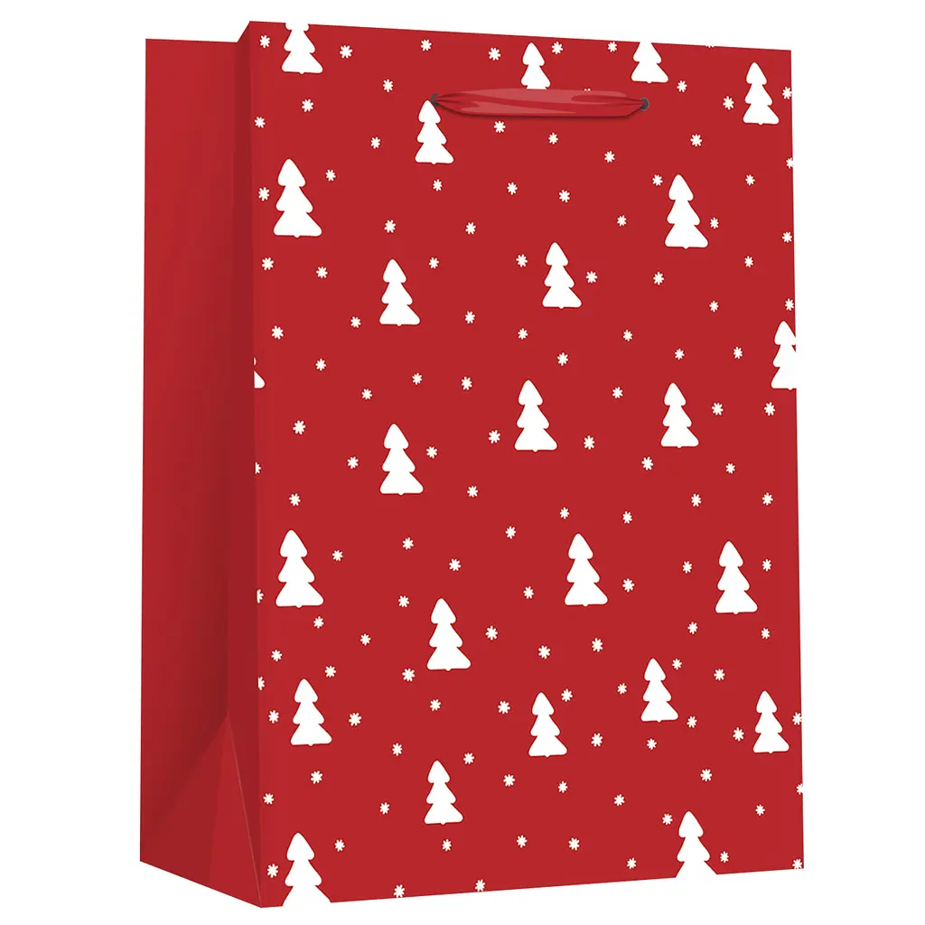 Набор бумажных пакетов Malevaro Medium Xmas Ho ho дизайн 1, 17.8x9.8x22.9 см 210г/м2 2 шт. (762305ML-1) - фото 3