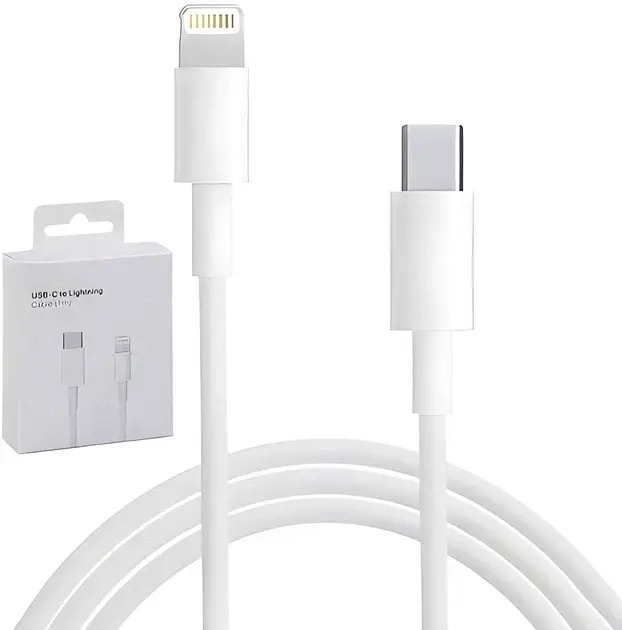 Кабель Apple USB-C to Lightning Cable 1m HC White