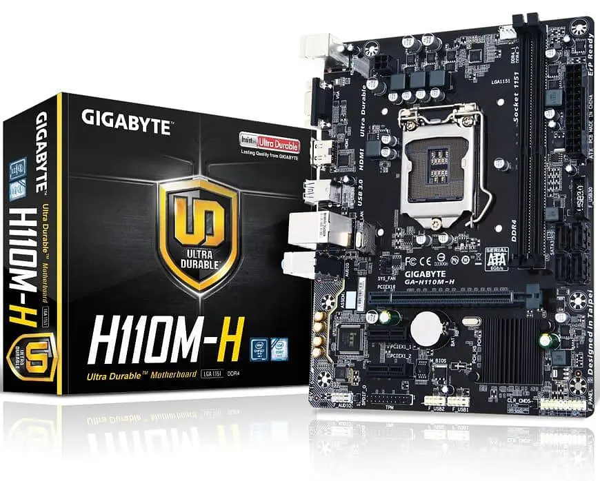 Материнська плата Gigabyte GA-H110M-H (GA-H110M-H) (Socket 1151, Intel H110, Micro-ATX) Б/в - фото 4