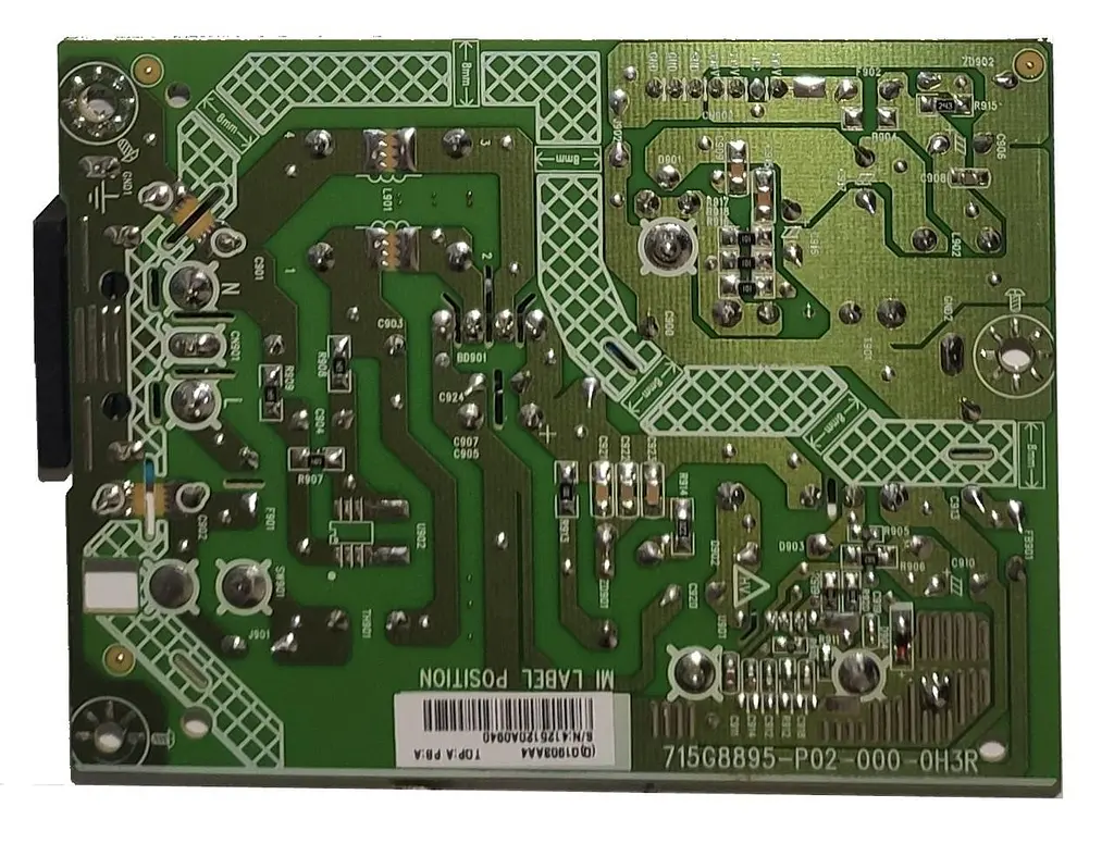 Блок питания монитора HP E233 715G8895-P02-000-0H3R "Б/У" - фото 2