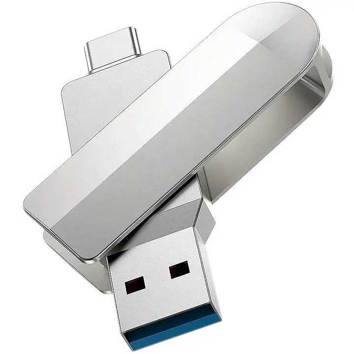 Флеш-накопитель USB Hoco UD10 USB3.0 Type-C 32GB с двойным интерфейсом (37631-01_254) - фото 2